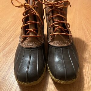 L.L. Bean Brown and Tan Winter Boots - Never worn